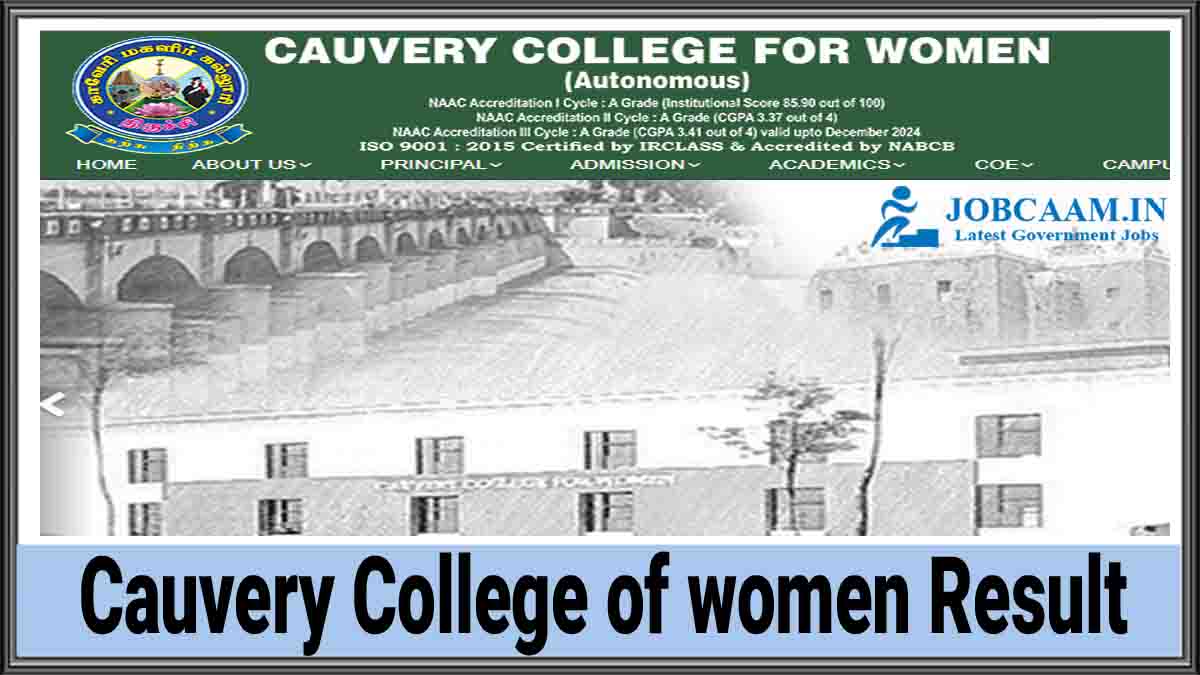Cauvery college.ac.in result 2021