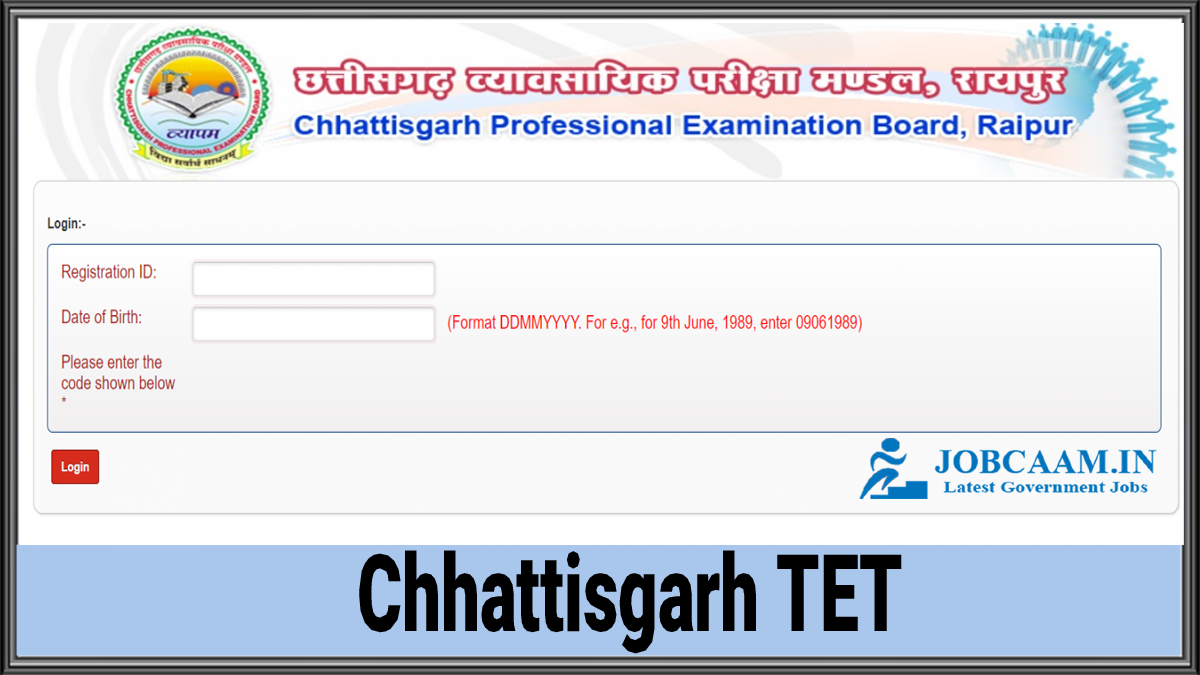 CG TET Admit Card 2022