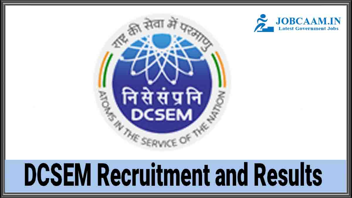 dcsem recruitment