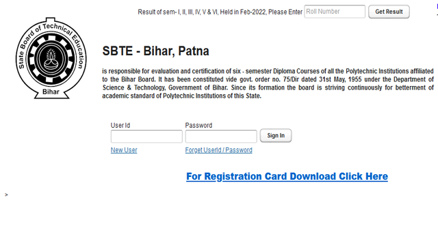 Bihar SBTE Diploma Results 2022