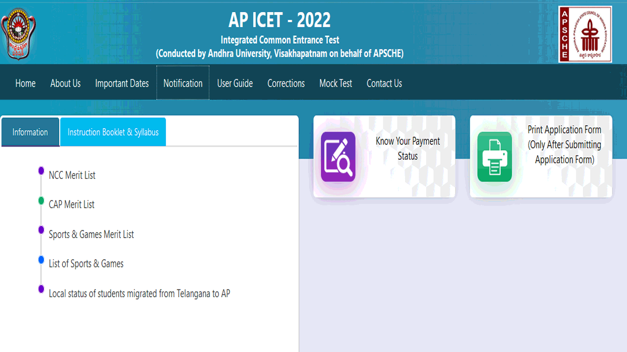 andhra pradesh icet result