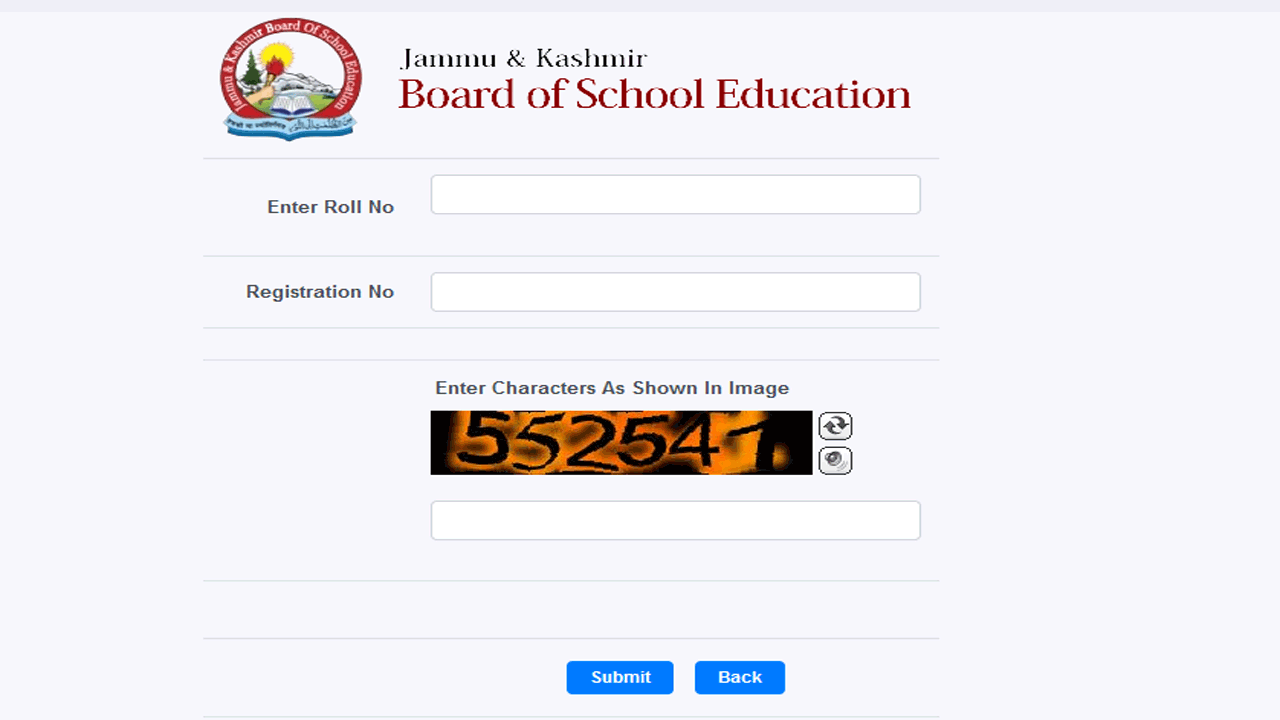 JKBOSE 11th Class 2022 Result