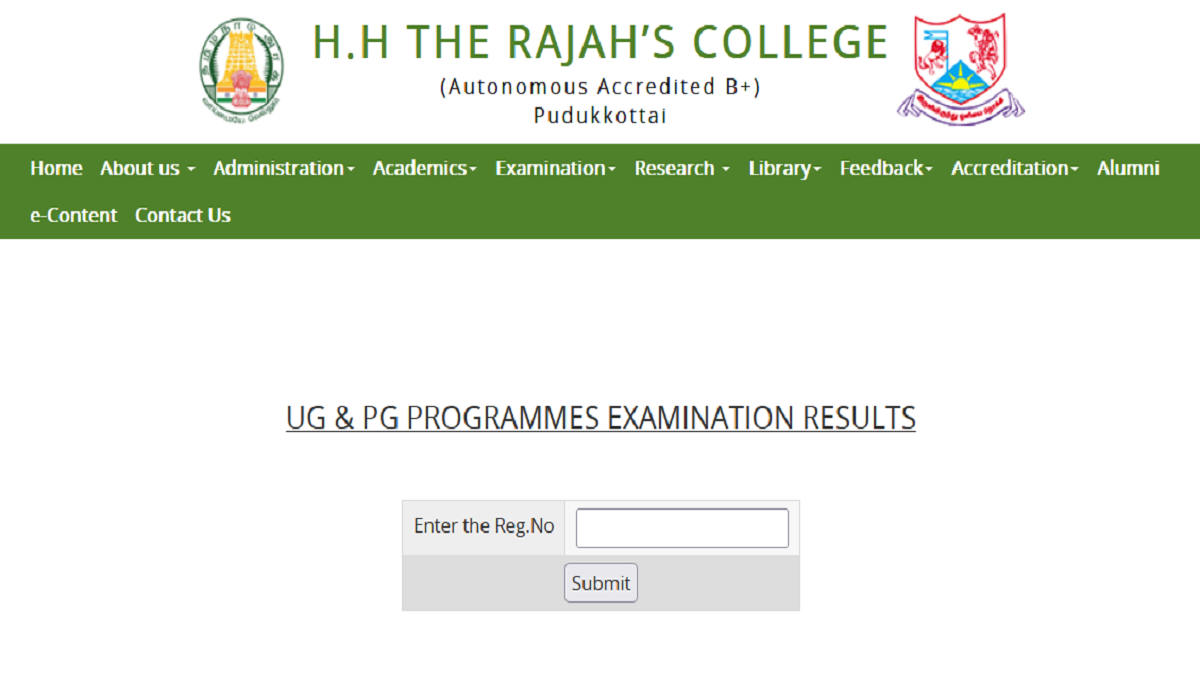 HHRC Pudukkottai Result 2022