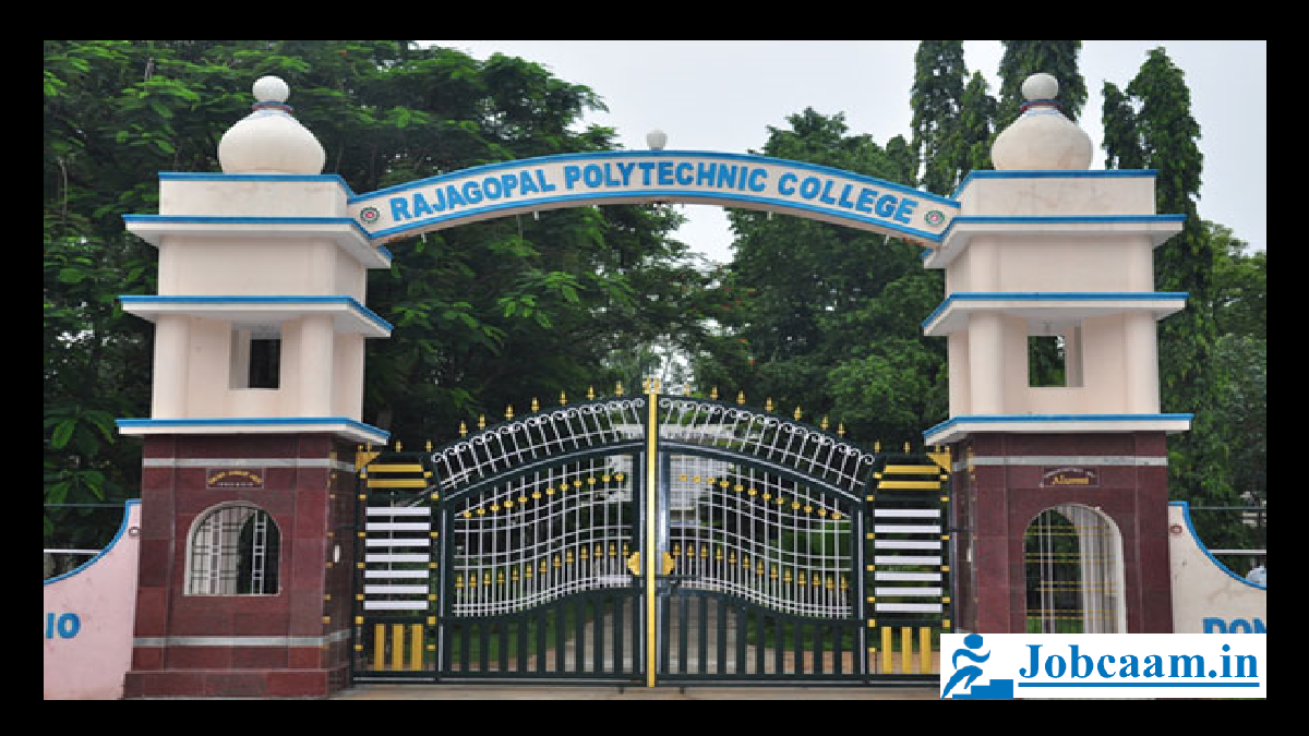Rajagopal Polytechnic College Recruitment