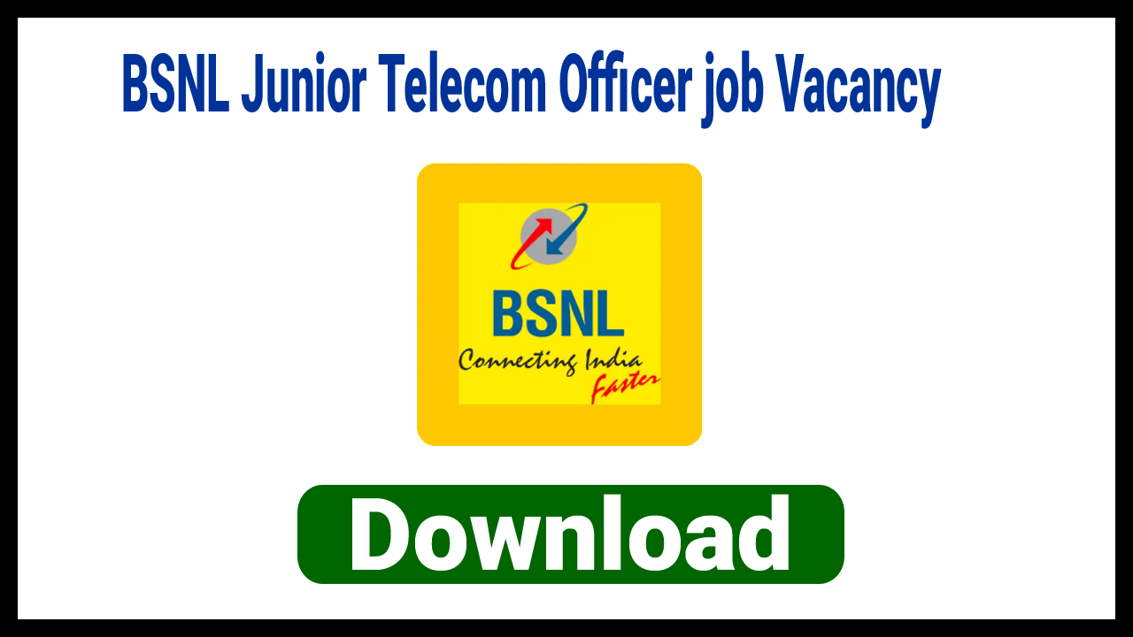 bsnl jto recruitment