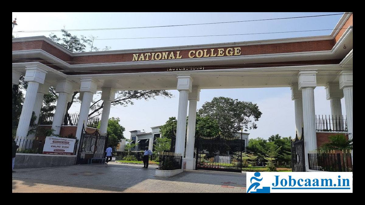National college trichy recruitment 2023 apply 30 typist record clerk