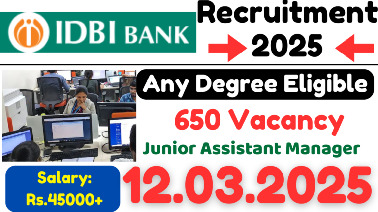 IDBI Bank Recruitment 2025