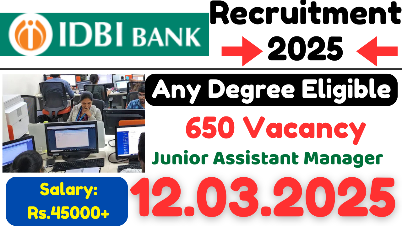 IDBI Bank Recruitment 2025