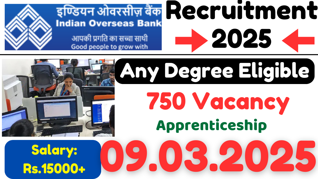 IOB Apprentice Recruitment 2025